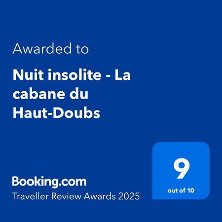 Les Gras Nuit Insolite - La Cabane Du Haut-Doubs מראה חיצוני תמונה